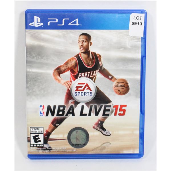 PS4 NBA LIVE 15 GAME