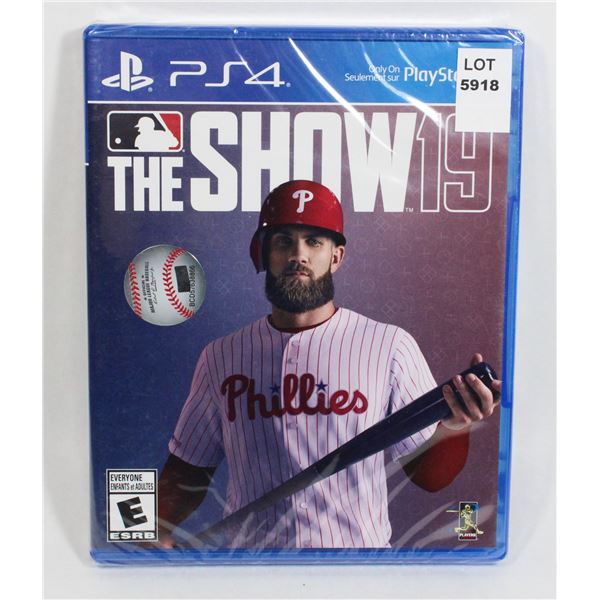SEALED PS4 MLB THE SHOW 19 GAME