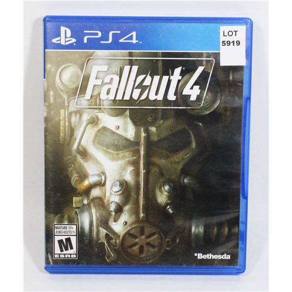 PS4 FALLOUT 4 GAME