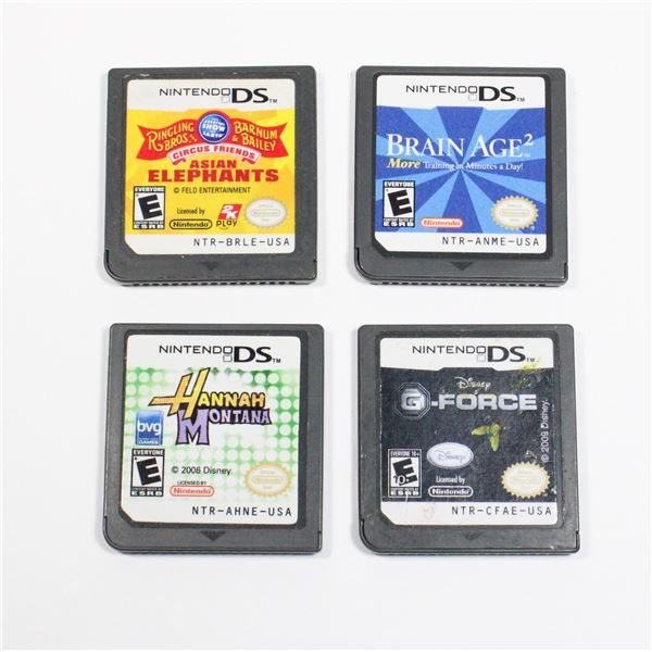 NINTENDO DS GAMES INCLUDING HANNAH MONTANA, DISNEY