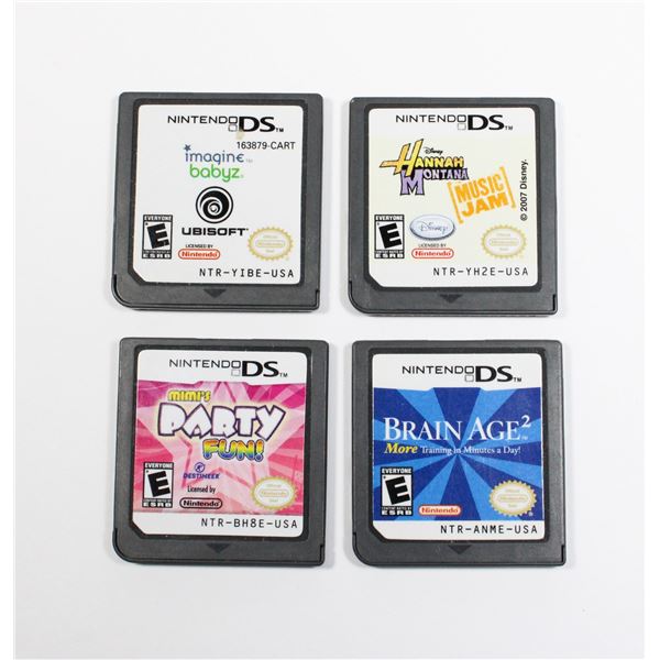 NINTENDO DS GAMES INCLUDING BRAIN AGE 2,