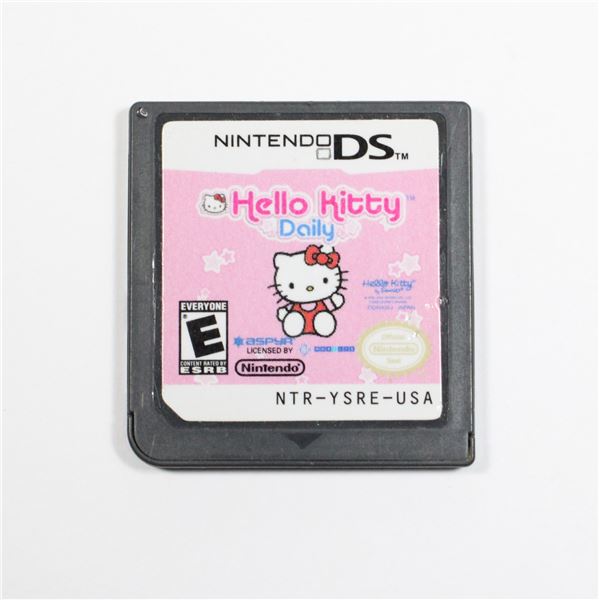 NINTENDO DS HELLO KITTY DAILY GAME