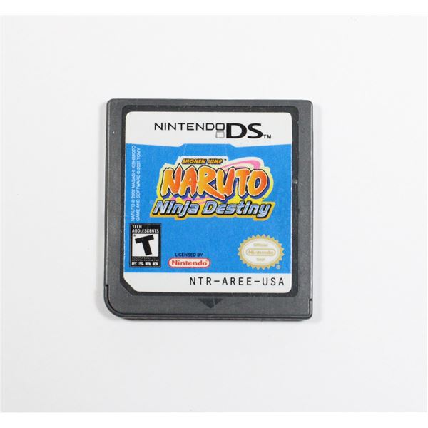 NINTENDO DS NARUTO NIJA DESTINY GAME