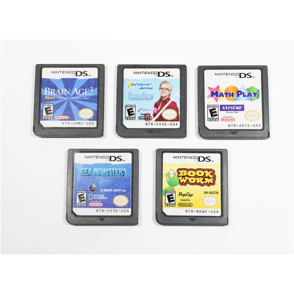 NINTENDO DS GAMES INCLUDING DREAMER SERIES TEACHER