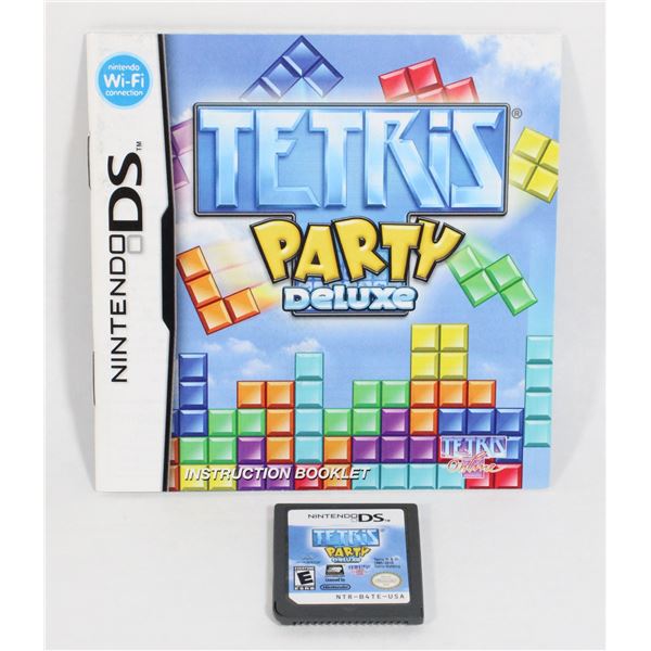 NINTENDO DS TETRIS PARTY GAME WITH MANUAL