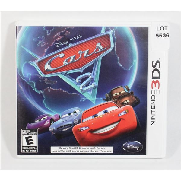 NINTENDO 3DS DISNEY PIXAR CARS 2 GAME