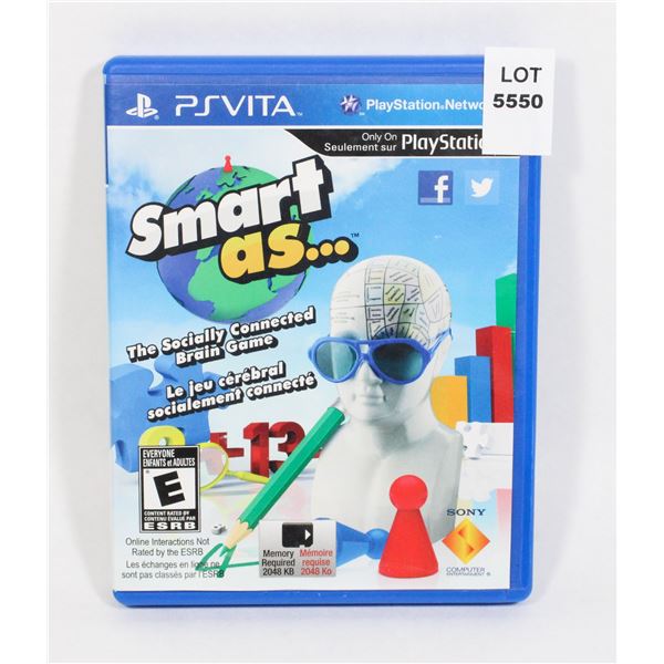 PS VITA SMART AS... GAME IN BOX