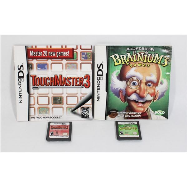 NINTENDO DS TOUCH MASTER 3, AND PROFESSOR BRAINIUM