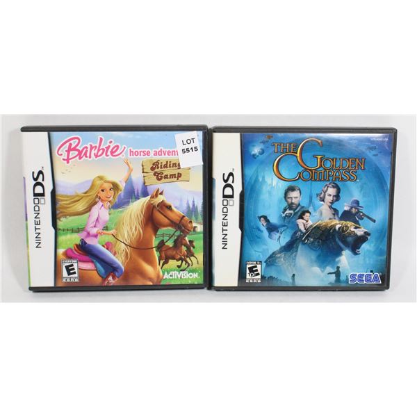 NINTENDO DS BARBIE HORSE ADVENTURE RIDING CAMP,