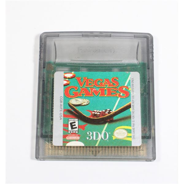NINTENDO GAMEBOY COLOR VEGAS GAMES GAME