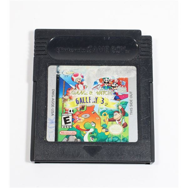 NINTENDO GAMEBOY GAME & WATCH GALLERY 3 GAME