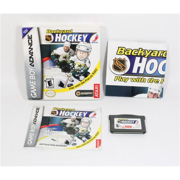 NINTENDO GAMEBOY ADVANCE BACKYARD HOCKEY GAME