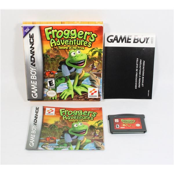 NINTENDO GAMEBOY ADVANCE FROGGER'S ADVENTURES