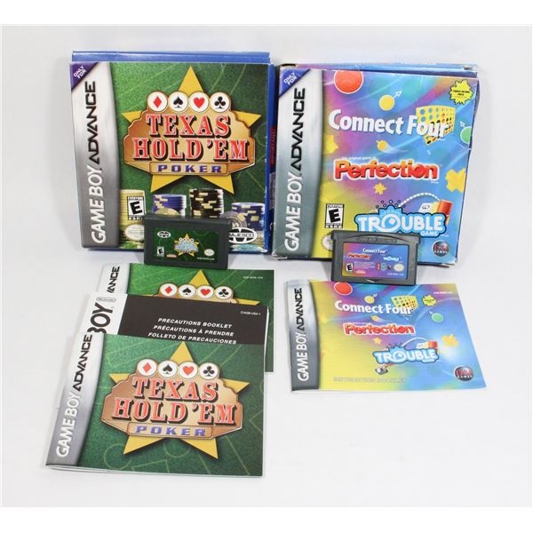 NINTENDO GAMEBOY ADVANCE TEXAS HOLD'EM POKER, AND