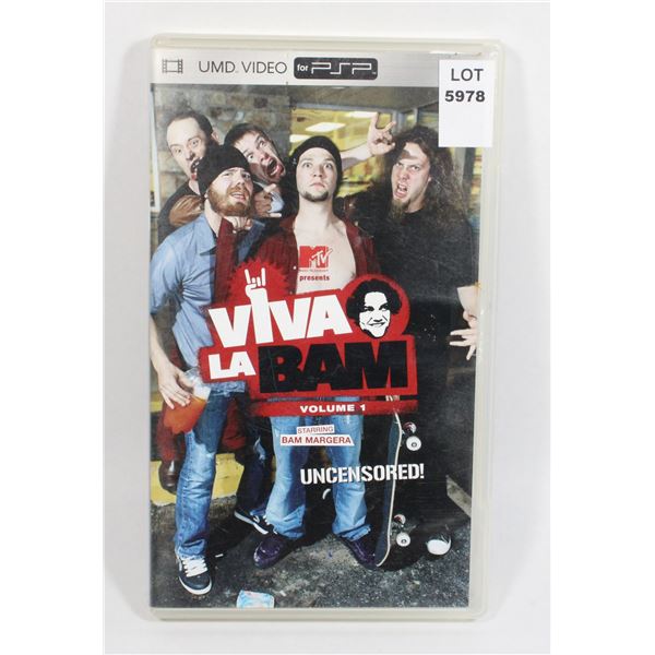 SONY UMD VIDEO FOR PSP VIVA LA BAM VOLUME 1