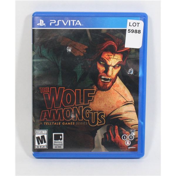 PS VITA THE WOLF AMONG US GAME