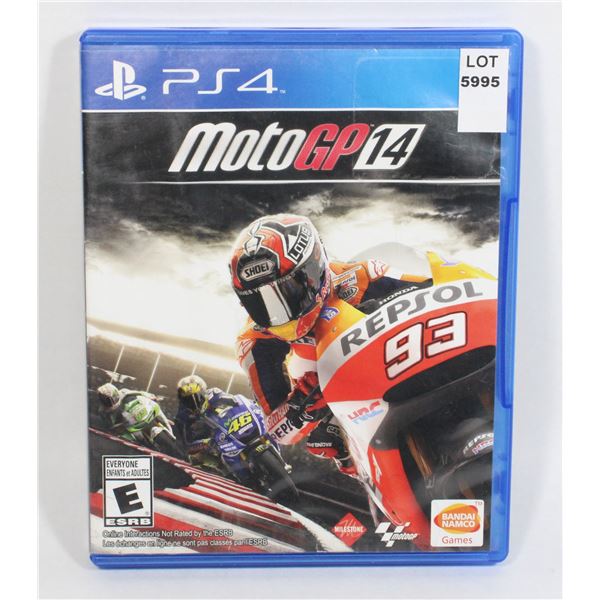 PLAYSTATION 4 MOTOGP 14 GAME COMPLETE IN CASE