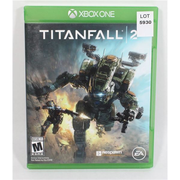 XBOX ONE TITANFALL 2 GAME