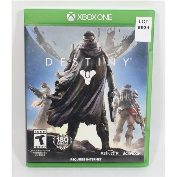 XBOX ONE DESTINY GAME