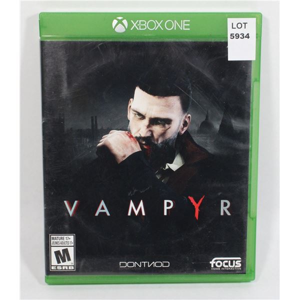 XBOX ONE VAMPYR GAME