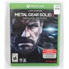 Image 1 : XBOX ONE METAL GEAR SOLID V GROUND ZEROES GAME