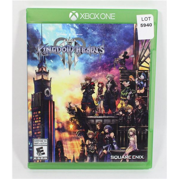 XBOX ONE KINGDOM HEARTS GAME