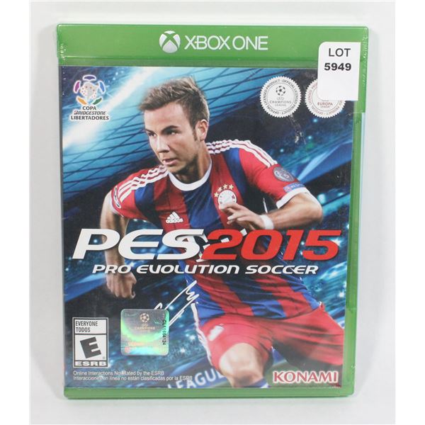 XBOX ONE PES 2015 PRO EVOLUTION SOCCER. NEW, SEALED