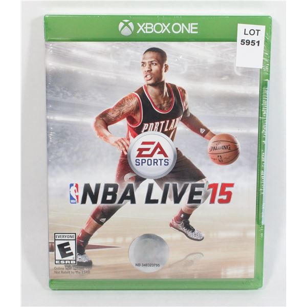 XBOX ONE NBA LIVE 15 GAME. NEW, SEALED