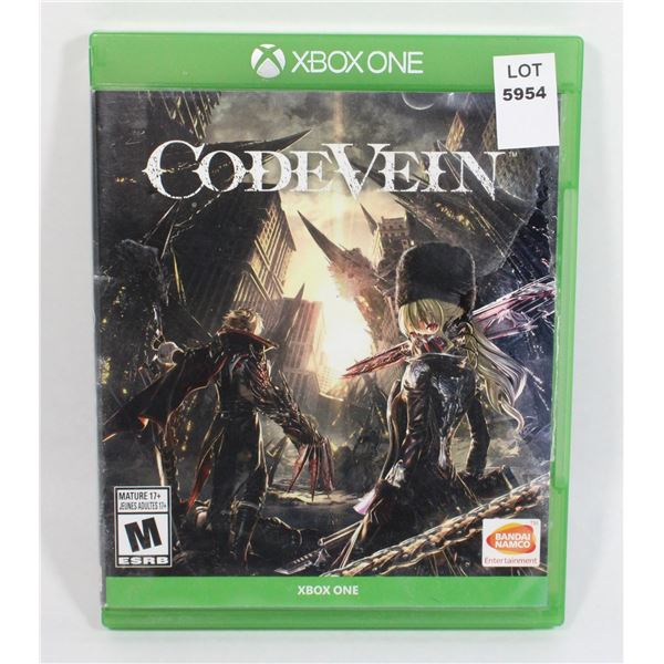 XBOX ONE CODE VEIN GAME