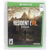 Image 1 : XBOX ONE RESIDENT EVIL BIOHAZARD GAME