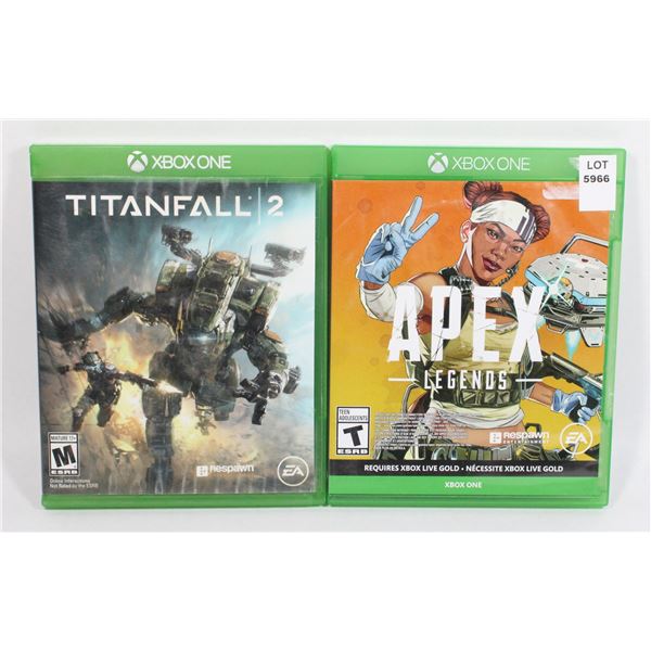 XBOX ONE TITANFALL 2 AND APEX LEGENDS LIFELINE