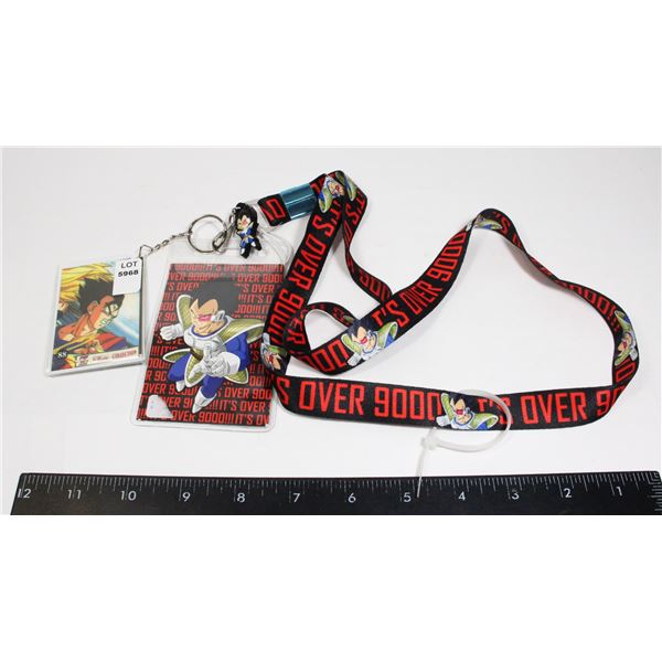 DRAGONBALL Z DBZ GOKU ECT LANYARD