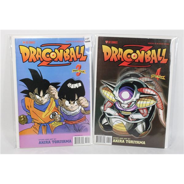 VIZ COMICS DRAGONBALL Z #3 PART 4, #4 PART FOUR
