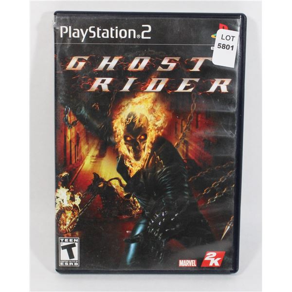 PLAYSTATION 2 GHOST RIGER PS2 GAME