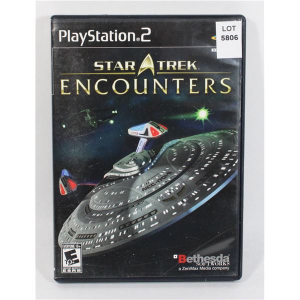 PLAYSTATION 2 STAR TREK ENCOUNTERS PS2 GAME