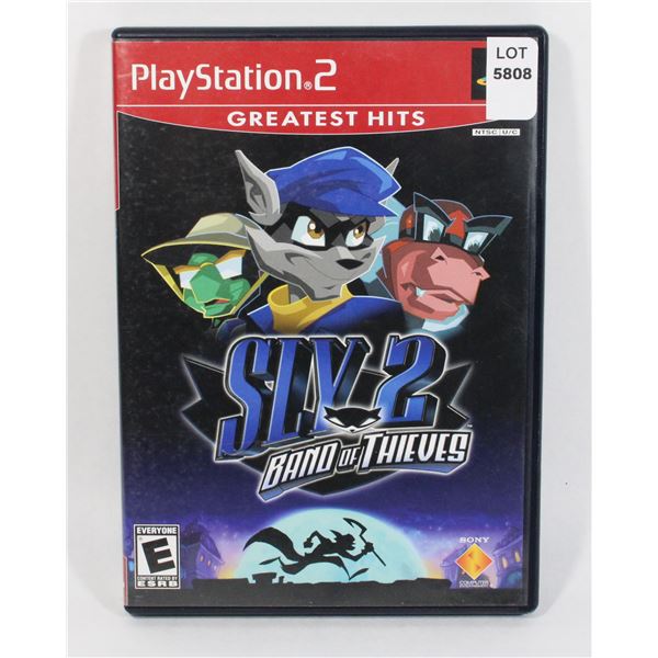 PLAYSTATION 2 SLY 2 BAND OF THIEVES PS2 GAME