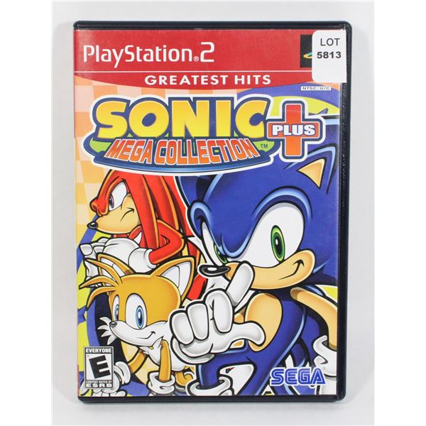 PLAYSTATION 2 SONIC MEGA COLLECTION PLUS PS2 GAME