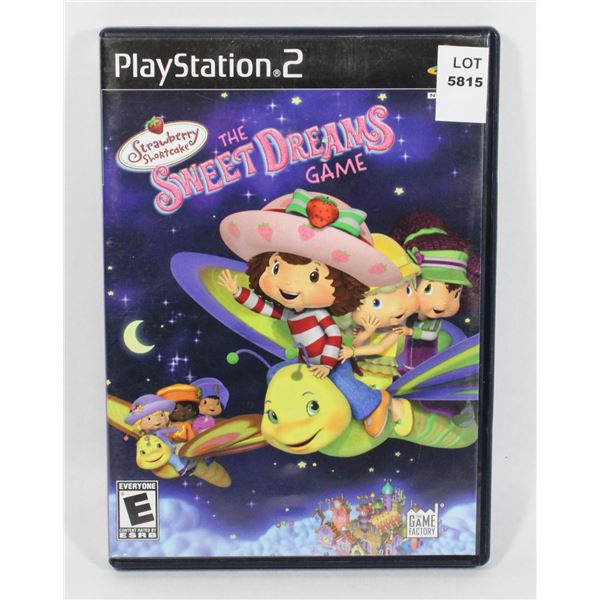 PLAYSTATION 2 STRAWBERRY SHORTCAKE THE SWEET
