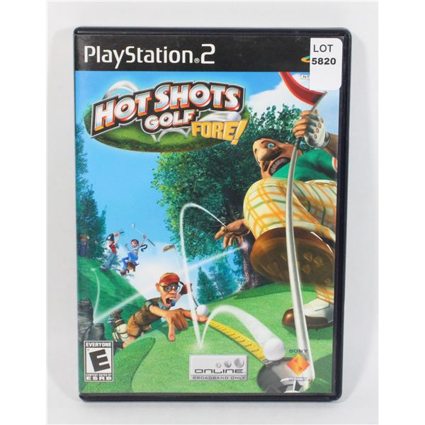 PLAYSTATION 2 HOT SHOTS GOLF FORE! PS2 GAME