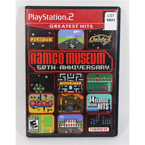PLAYSTATION 2 NAMCO MUSEUM 50TH ANNIVERSARY GAME