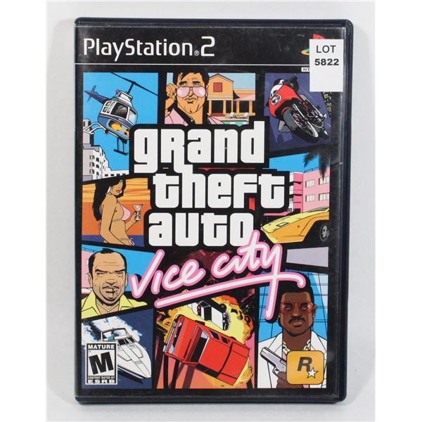 PLAYSTATION 2 GRAND THEFT AUTO VICE CITY PS2 GAME