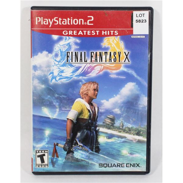 PLAYSTATION 2 FINAL FANTASY X PS2 GAME