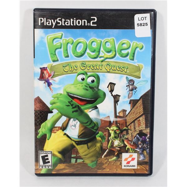 PLAYSTATION 2 FROGGER THE GREAT QUEST PS2 GAME