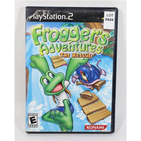 PLAYSTATION 2 FROGGER'S ADVENTURES THE RESCUE