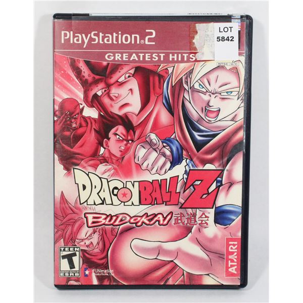 PLAYSTATION 2 DRAGONBALL Z BUDOKAI PS2 GAME