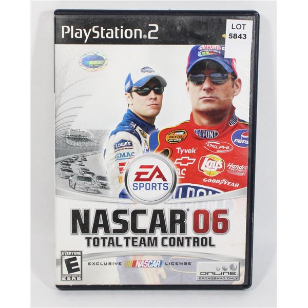 PLAYSTATION 2 NASCAR 06 TOTAL TEAM CONTROL PS2