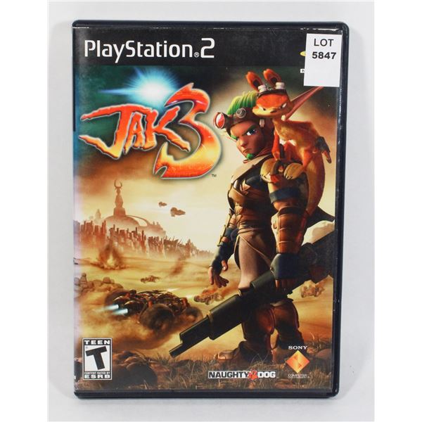 PLAYSTATION 2 JAK3 PS2 GAME