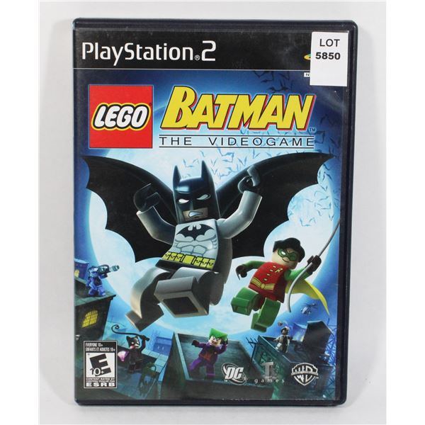 PLAYSTATION 2 LEGO BATMAN THE VIDEOGAME PS2 GAME