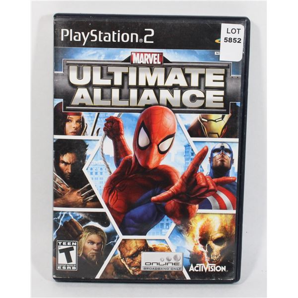PLAYSTATION 2 MARVEL ULTIMATE ALLIANCE PS2 GAME