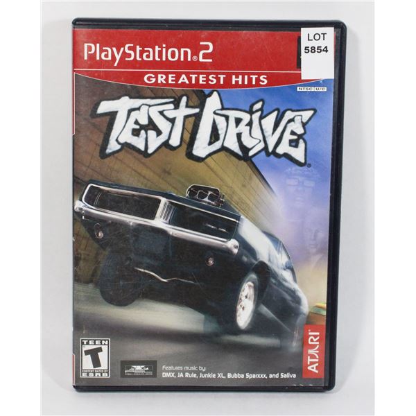 PLAYSTATION 2 TEST DRIVE PS2 GAME